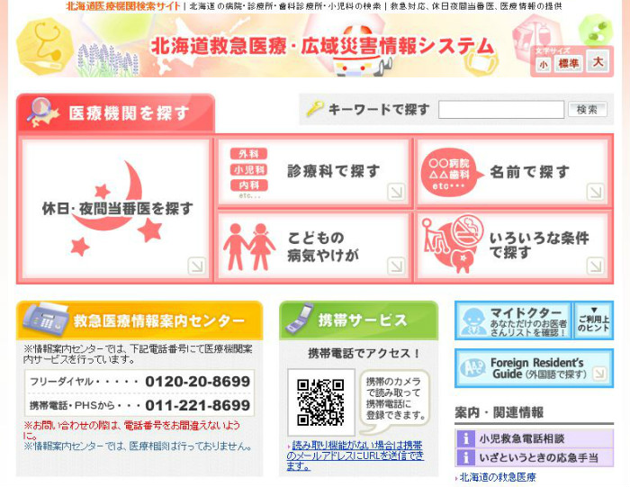 病院に行きたい。休日に診療してくれる医療機関の探し方。